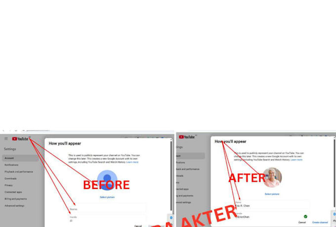 create and setup optimization your youtube channel for your success